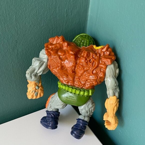 VINTAGE 1989 Playmates Teenage Mutant Ninja Turtles General Traag 4" Figure - Picture 3 of 8